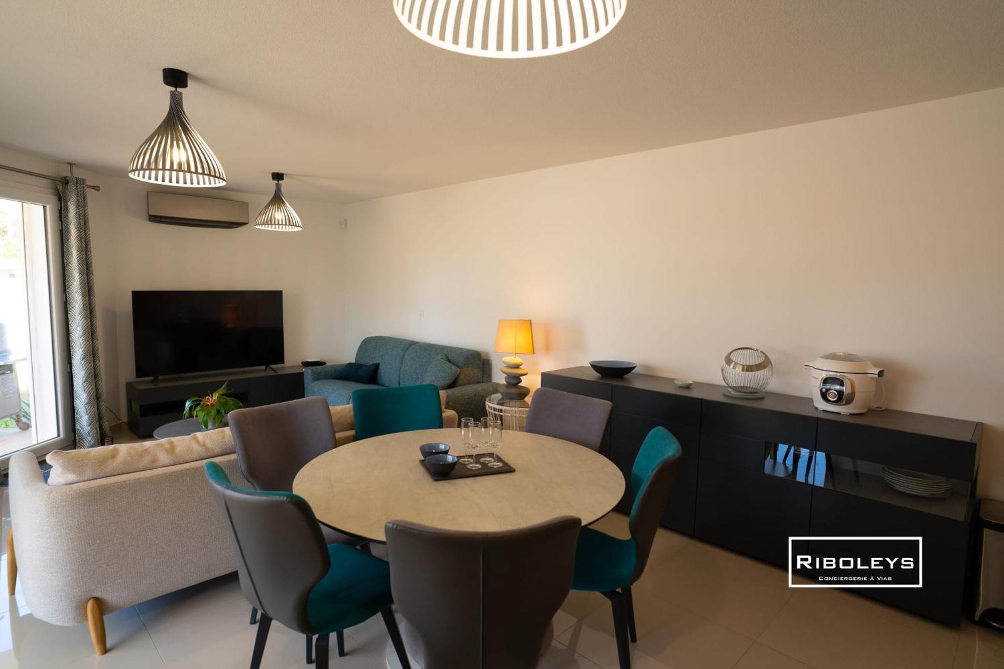 Grand T3 Neuf Climatise Avec Wifi A 100M De La Plage วีอัส ภายนอก รูปภาพ